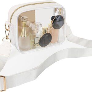 Clear Bag Stadium Approved, Clear Purses for Women, ody Bag for Concerts with Ad